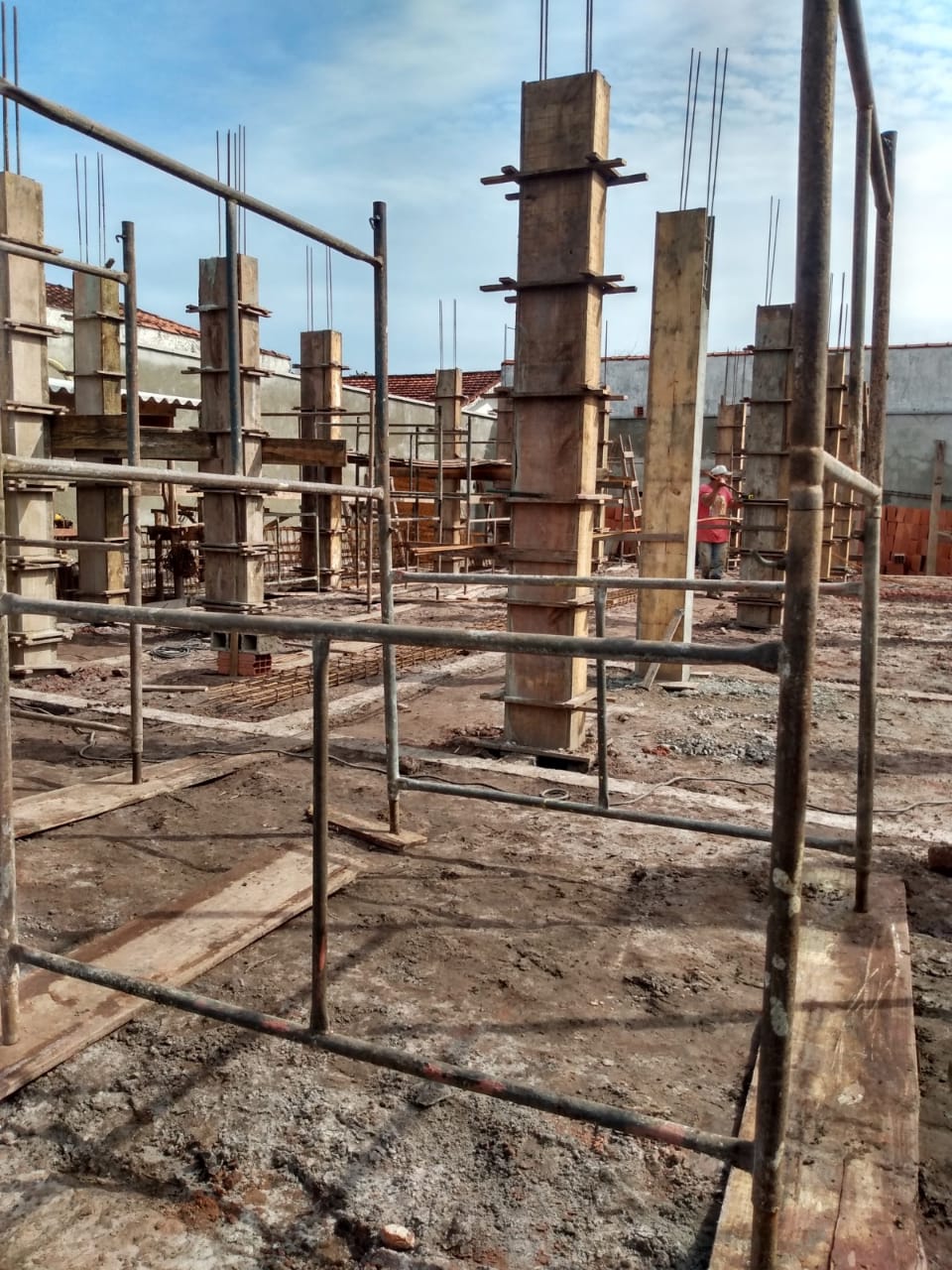 construção de estrutura